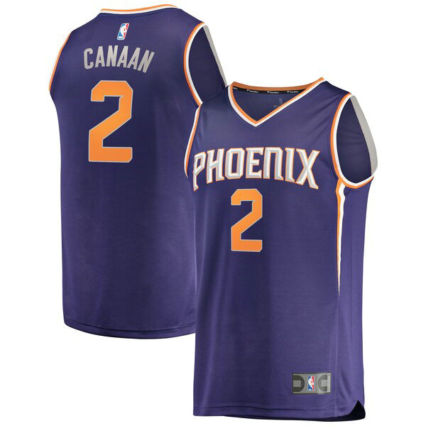 Maillot Phoenix Suns Homme Isaiah Canaan 2 Icon Edition Pourpre